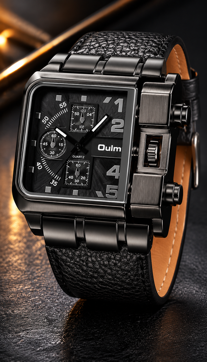 HXV Phantom X – Luxury Black Steel Watch